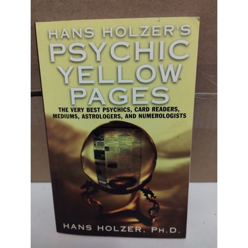 Hans Holzer Hans Holzer's Psychic Yellow Pages (2001) Paperback Directory